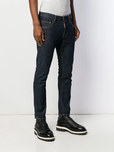 Shop Dsquared2 Denim Cotton Jeans In Blue