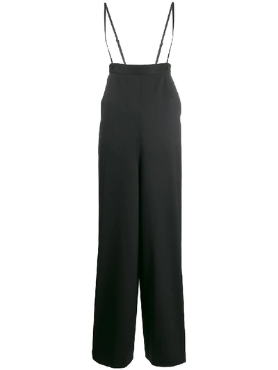 Shop Mm6 Maison Margiela Overall In Black