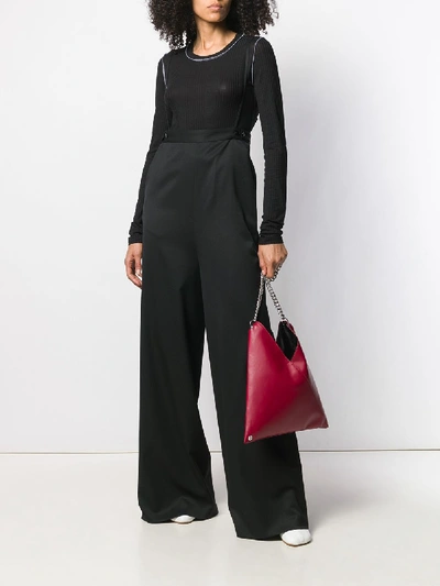 Shop Mm6 Maison Margiela Overall In Black