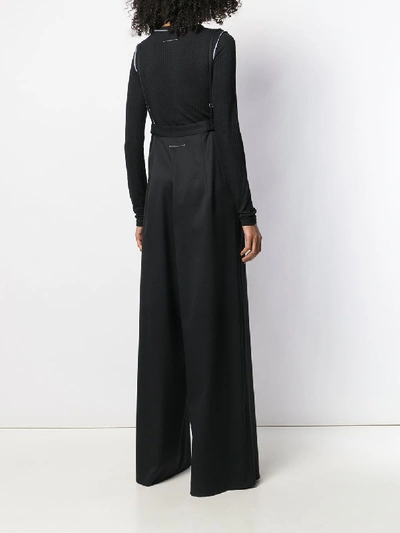 Shop Mm6 Maison Margiela Overall In Black