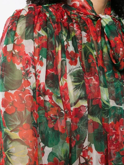 Shop Dolce & Gabbana Silk Printed Blouse