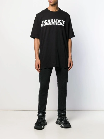 Shop Dsquared2 Cotton T-shirt In Black