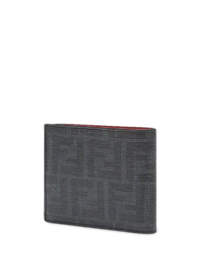 Shop Fendi Wallet With Logo In Black