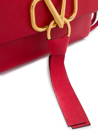 Shop Valentino Vring Leather Shoulder Bag