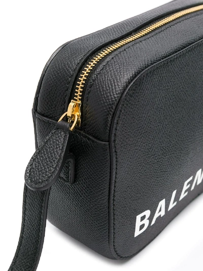 Shop Balenciaga Ville Xs Leather Crossbody Bag In Black