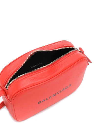 Shop Balenciaga Everyday Xs Crossbody Bag In Red