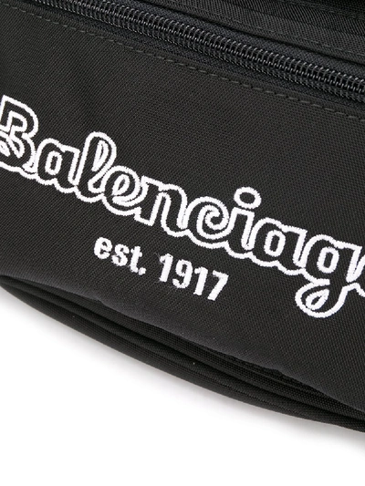 Shop Balenciaga Belt Bag With Logo In Black