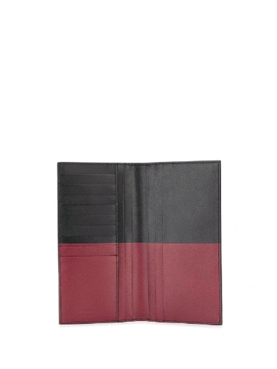 Shop Ferragamo Logo Leather Wallet In Black