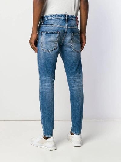 Shop Dsquared2 Denim Cotton Jeans In Blue