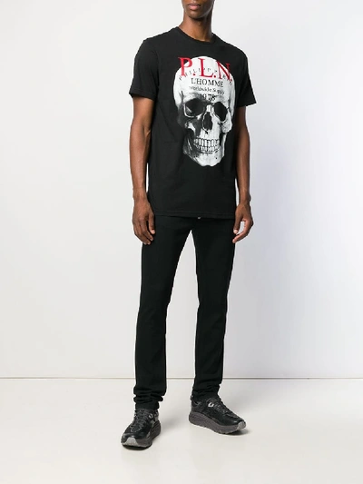 Shop Philipp Plein Skull Printed T-shirt In Black