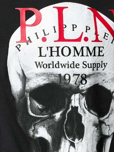 Shop Philipp Plein Skull Printed T-shirt In Black