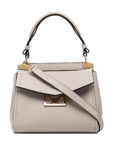 Shop Givenchy Mystic Small Leather Shoulder Bag In Beige