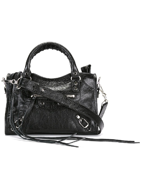 balenciaga mini city all black
