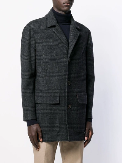 Shop Brunello Cucinelli Wool Jacket In Grey