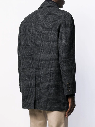 Shop Brunello Cucinelli Wool Jacket In Grey