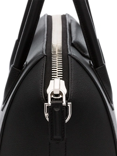 Shop Givenchy Antigona Small Leather Shoulder Bag In Black