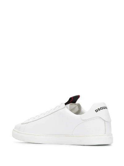 Shop Dsquared2 Leather Sneaker In White