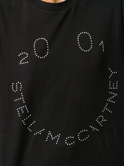 Shop Stella Mccartney Happy Stella T-shirt In Black