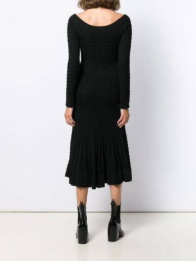 Shop Alexander Mcqueen A-line Dress In Black