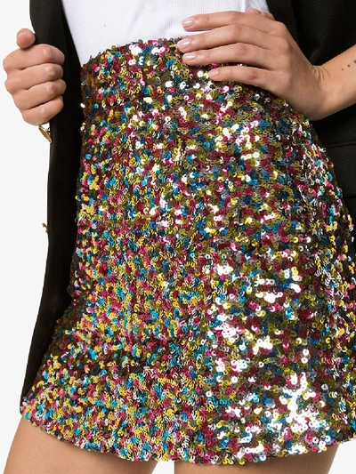 Shop Attico Sequins Skirt