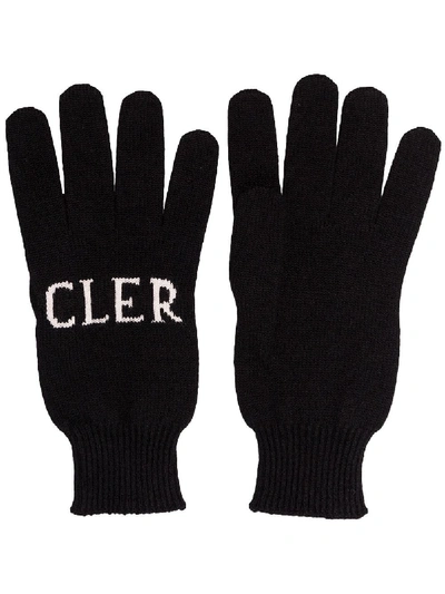 Shop Moncler Gloves In Black