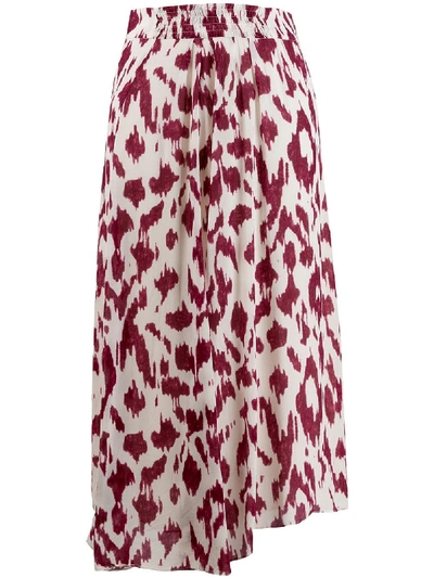 Shop Isabel Marant Étoile Yeba Silk Skirt In Beige