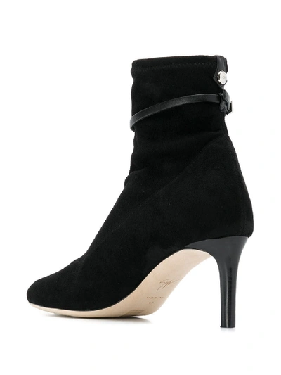 Shop Giuseppe Zanotti Heeled Ankle Boots In Black