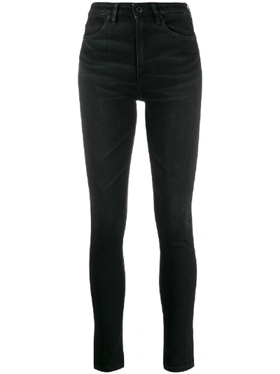 Shop Dondup Iris Trousers In Black