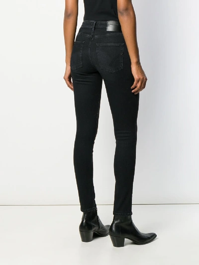 Shop Dondup Iris Trousers In Black