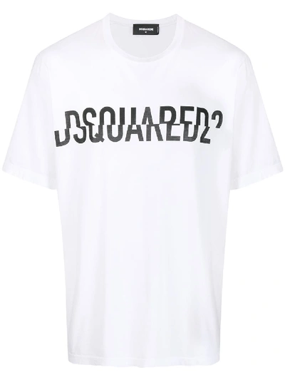 Shop Dsquared2 Cotton T-shirt In White