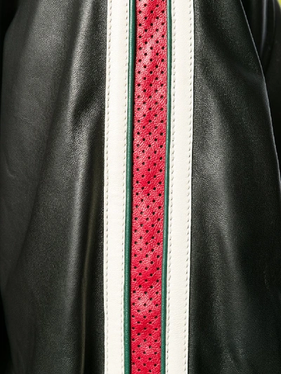 Shop Gucci Bomber With Logo In Black