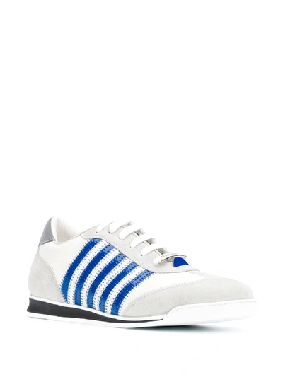 Shop Dsquared2 Suede Sneaker In White