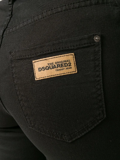 Shop Dsquared2 Denim Cotton Jeans In Black