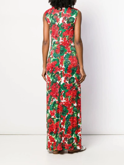 Shop Dolce & Gabbana Long Dress In Red