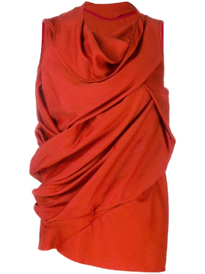 Shop Rick Owens Sleeveless Top In Red