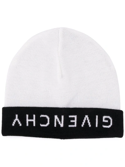 Shop Givenchy Logo Hat In White