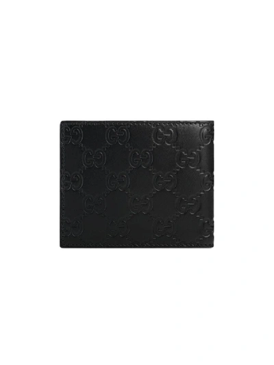 Shop Gucci Logo Wallet In Black