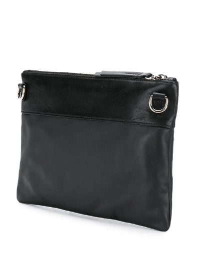 Shop Jimmy Choo Kimi Suede Clutch In Black