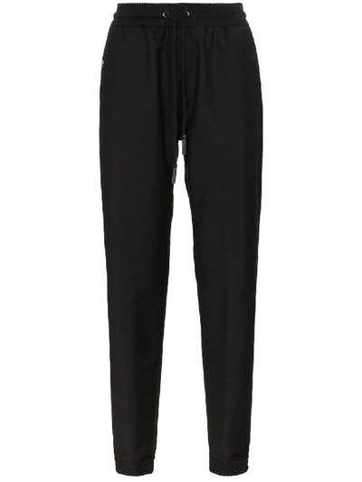 Shop Givenchy Wool Jogging Trousers In Black