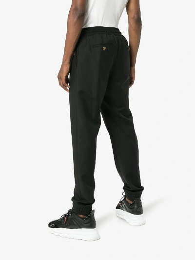 Shop Givenchy Wool Jogging Trousers In Black