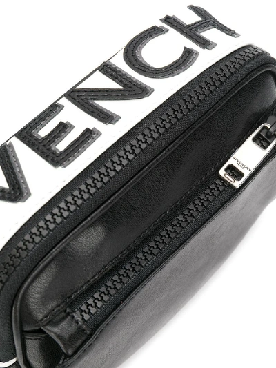 Shop Givenchy Logo Bag In Black
