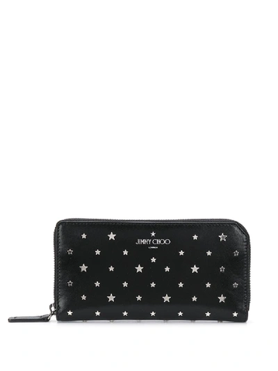 Shop Jimmy Choo Leather Abiko Wallet