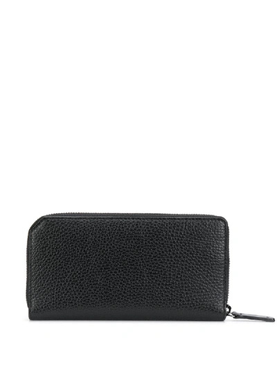 Shop Jimmy Choo Seki Leather Wallet In Black