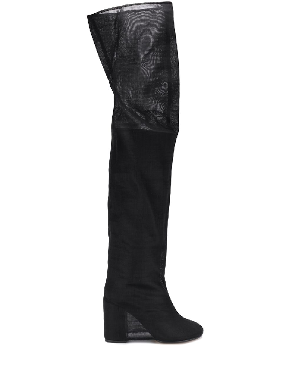 margiela thigh high boots
