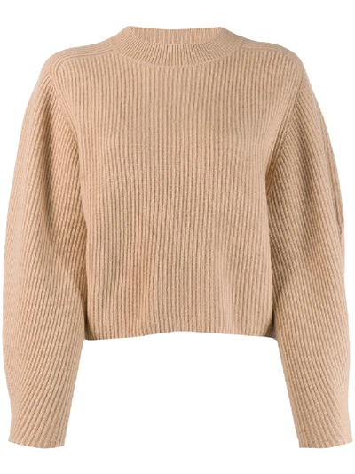 Shop Chloé Cashmere Sweater In Beige