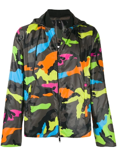 Shop Valentino Camouflage Print Jacket