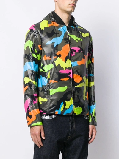 Shop Valentino Camouflage Print Jacket