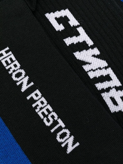 Shop Heron Preston Ctnmb Socks In Black