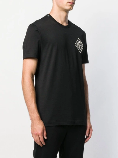 Shop Dolce & Gabbana Cotton T-shirt In Black