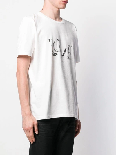 Shop Saint Laurent Cotton T-shirt In White